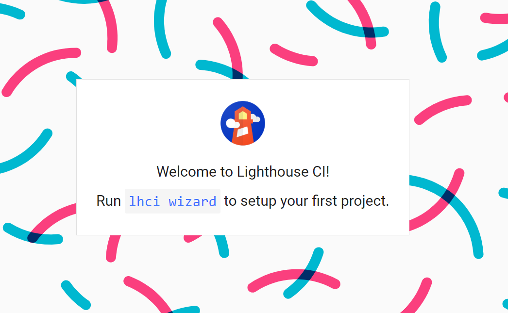 Lighthouse CI Server Screenshot